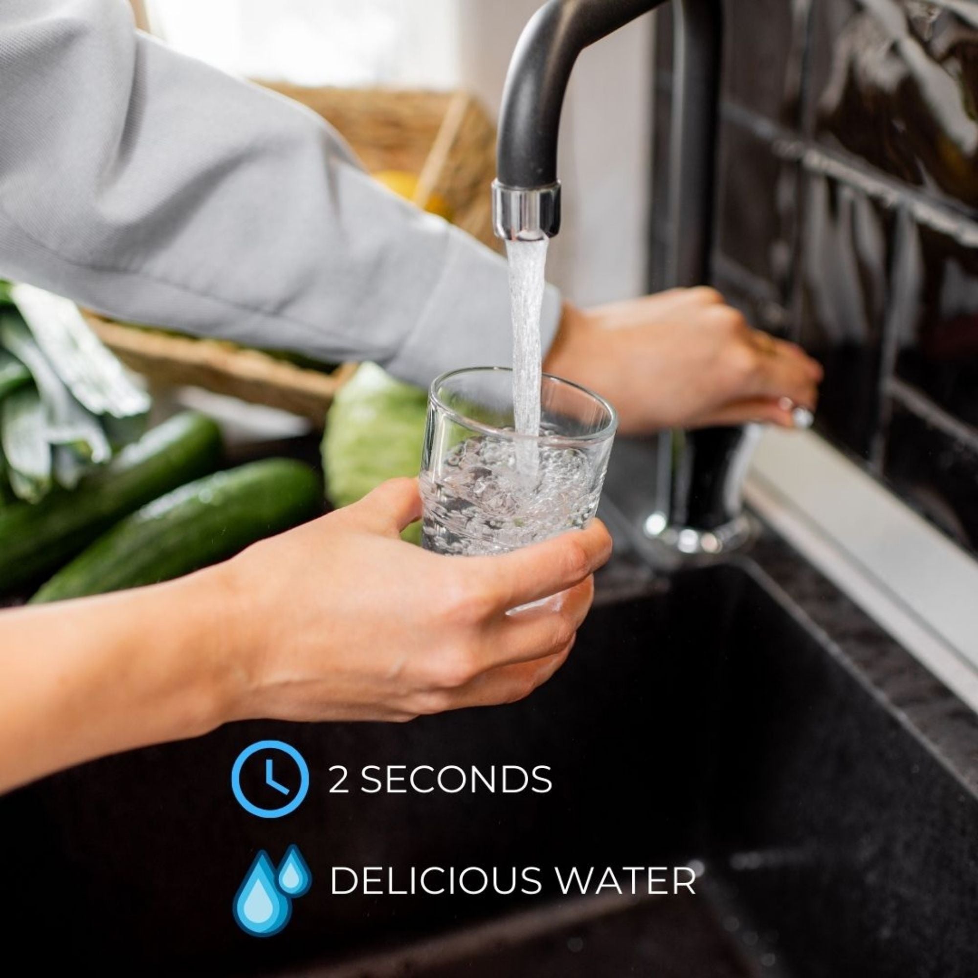 Under Sink Drinking Water Filter System, 3 Years or 20K Ultra High Capacity NSF 42 Certified, Direct Connect Under Counter, 0.5 Micron Removes 99.99% Chlorine Odor by Drinkpod