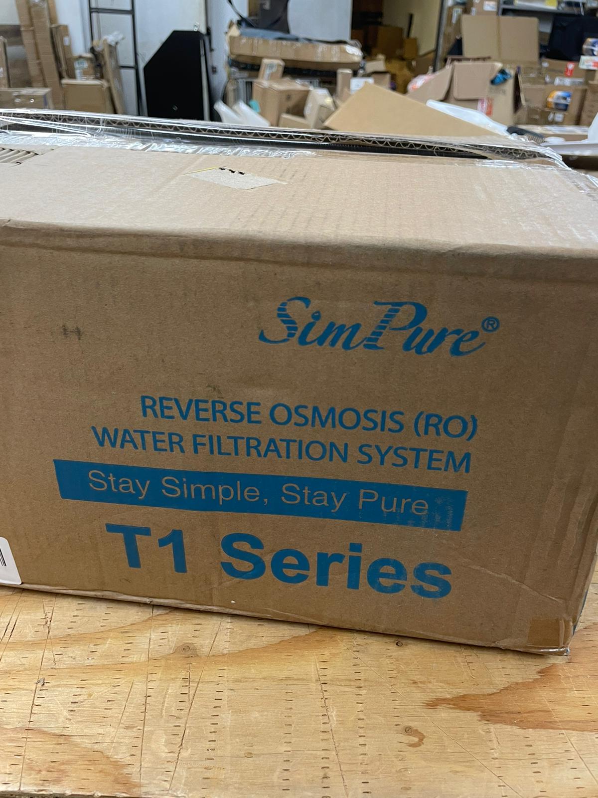 SimPure Tankless UV Reverse Osmosis System, NSF/ANSI 58 Certified, RO Water Filter System Under Sink 400 GPD, 8 Stage Water Filtration, Near 0 TDS, BPA Free, 1.5:1 Pure to Drain, Built-in Pump