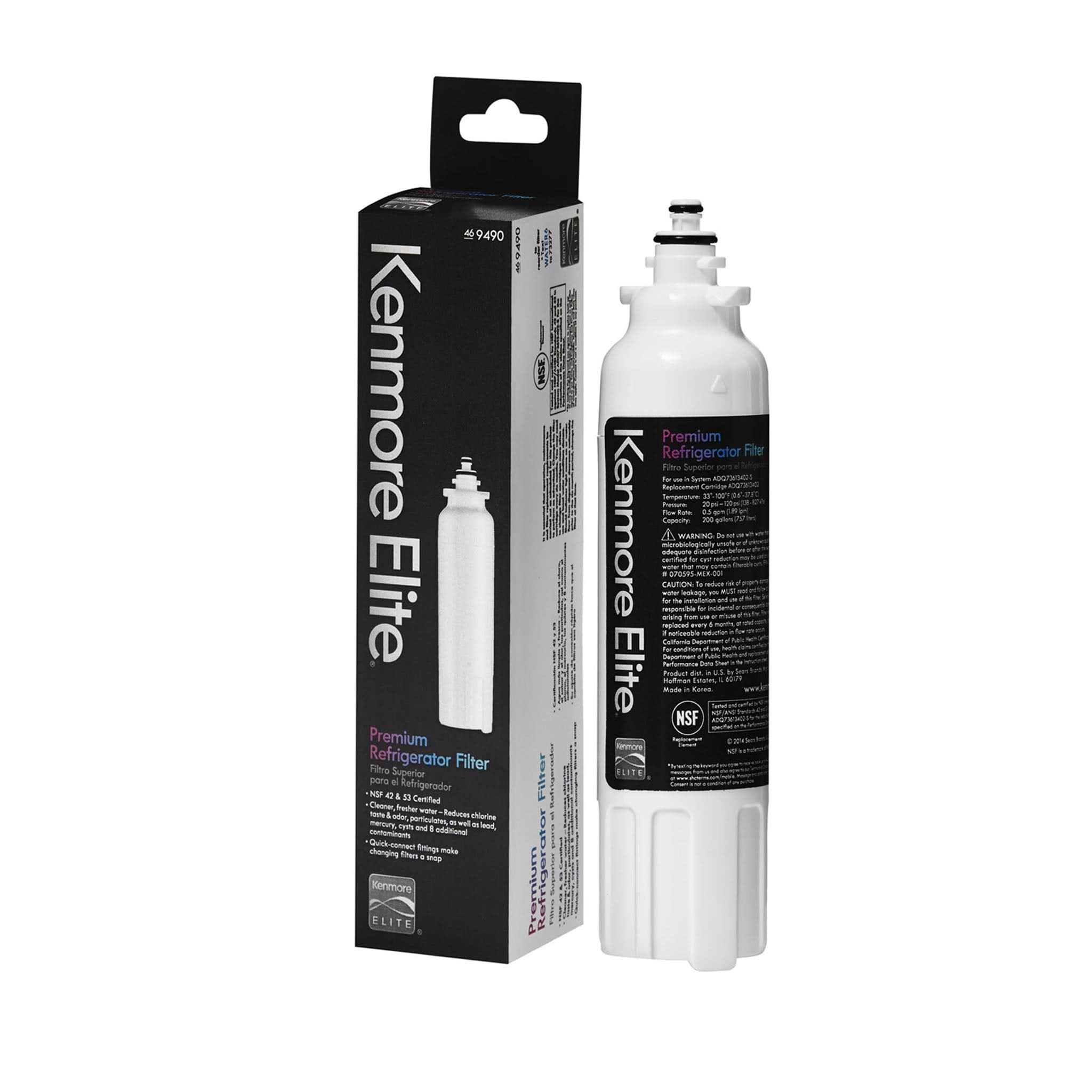 Kenmore ADQ73613402 Water Filter 9490